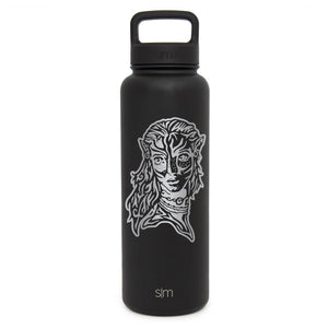 Premium Stainless Steel Water Bottle, Avatar Neytiri, Extra Lid, 40oz