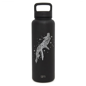 Premium Stainless Steel Water Bottle, Avatar Tulkun, Extra Lid, 40oz