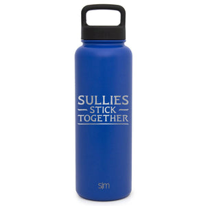 Premium Stainless Steel Water Bottle, Avatar Sullies Stick Together Family Quote, Extra Lid, 40oz