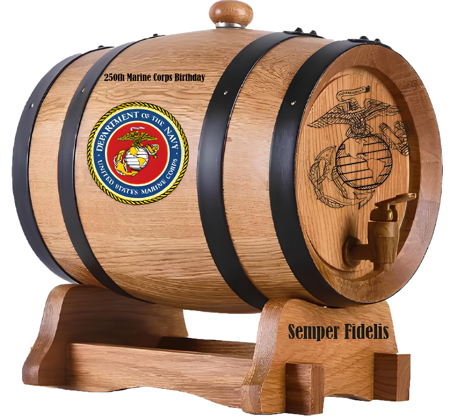 Customizable Whiskey Barrel