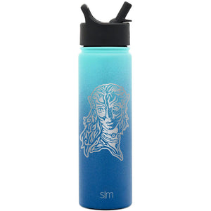 Premium Stainless Steel Water Bottle, Avatar Neytiri, Extra Lid, 22oz