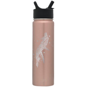 Integrity Bottles, Premium Stainless Steel Water Bottle, Avatar Tulkun Sea Creature, Extra Lid, 22oz