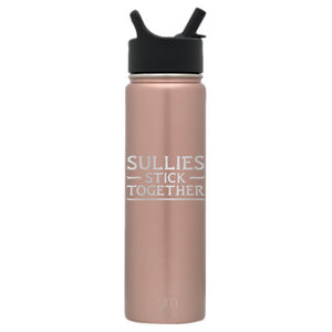 Premium Stainless Steel Water Bottle, Avatar Sullies Stick Together Family Quote, Extra Lid, 22oz