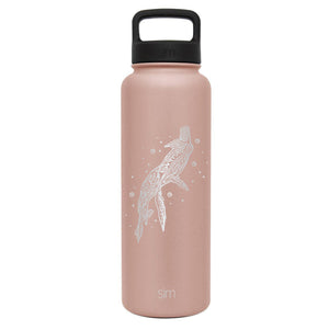 Premium Stainless Steel Water Bottle, Avatar Tulkun, Extra Lid, 40oz