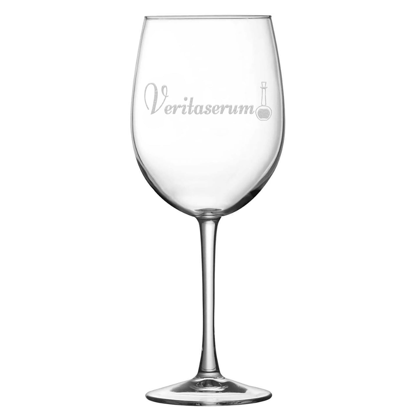 Integrity Bottles, Premium Harry Potter, Veritaserum, Wine Glass, Handmade, Sand Carved, 16oz, Laser Etched or Hand Etched