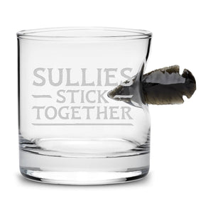 Integrity Bottles, Pandora Way of Water, Avatar Sullies Stick Together Family Quote, Obsidian Arrowhead, Whiskey Glass, 15oz, Laser Etched or Hand Etched