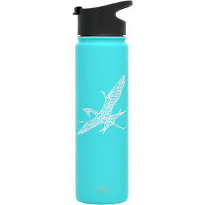 Integrity Bottles, Premium Stainless Steel Water Bottle, Pandora Avatar Sky Banshee, Extra Lid, 22oz