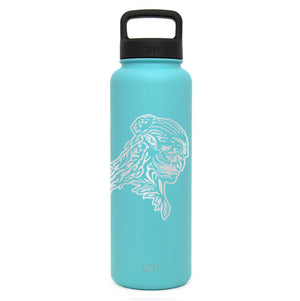 Premium Stainless Steel Water Bottle, Pandora Avatar Warrior Tonowari, Extra Lid, 40oz