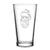 Premium Be Jolly or Don't, Christmas Pint Glass, 16oz