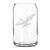 Premium Beer Can Glass, Avatar Banshee, 16oz, Laser Etched or Hand Etched
