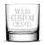 Customizable Lord of The Rings Quote, Deep Etched Whiskey Rocks Glass, 11oz