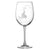 Premium Tulip Wine Glass, Grape Vine, 16oz, Laser Etched or Hand Etched