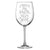 Premium Santa Wants Wine, Stemmed Tulip Wine Glass, 16oz
