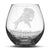 Bubble Wine Glass, Avatar Tonowari, Hand Etched, 18oz