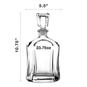 Coastal Premier Properties Refillable Capital Decanter, 750mL Integrity Bottles