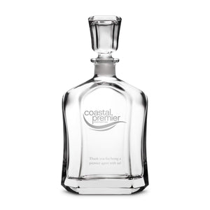 Coastal Premier Properties Refillable Capital Decanter, 750mL Integrity Bottles