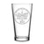Premium SBT-12 Pint Glass, Sand Carved 15.25 oz Drinking Glasses, New Logo, Hand Etched by IB Military
