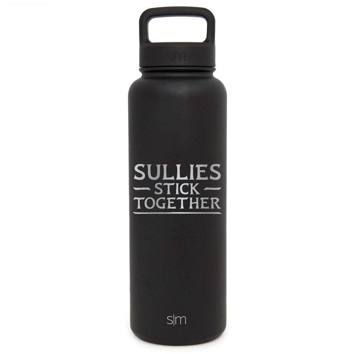 Premium Stainless Steel Water Bottle, Avatar Sullies Stick Together Family Quote, Extra Lid, 40oz
