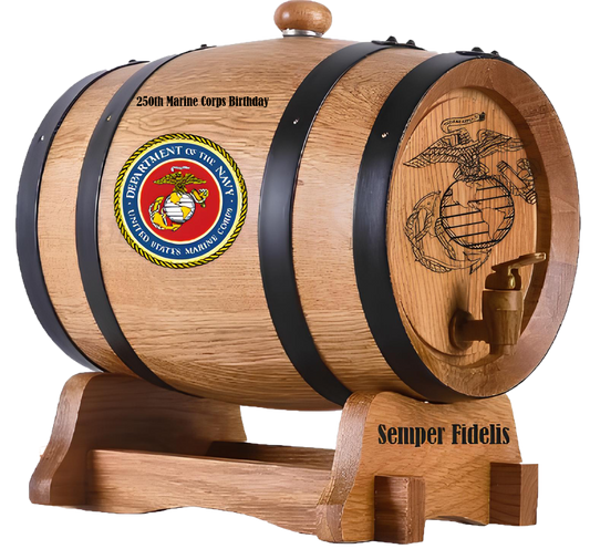 Customizable Whiskey Barrel