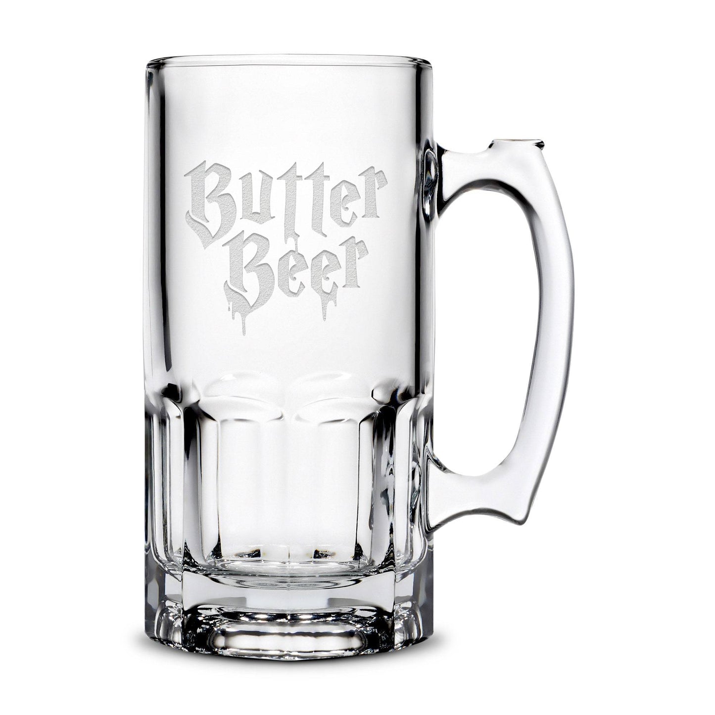 Integrity Bottles, Harry Potter, Butter Beer, Premium Gibraltar Mug, Hand Made, Sand Carved, 32oz, Laser Etched or Hand Etched