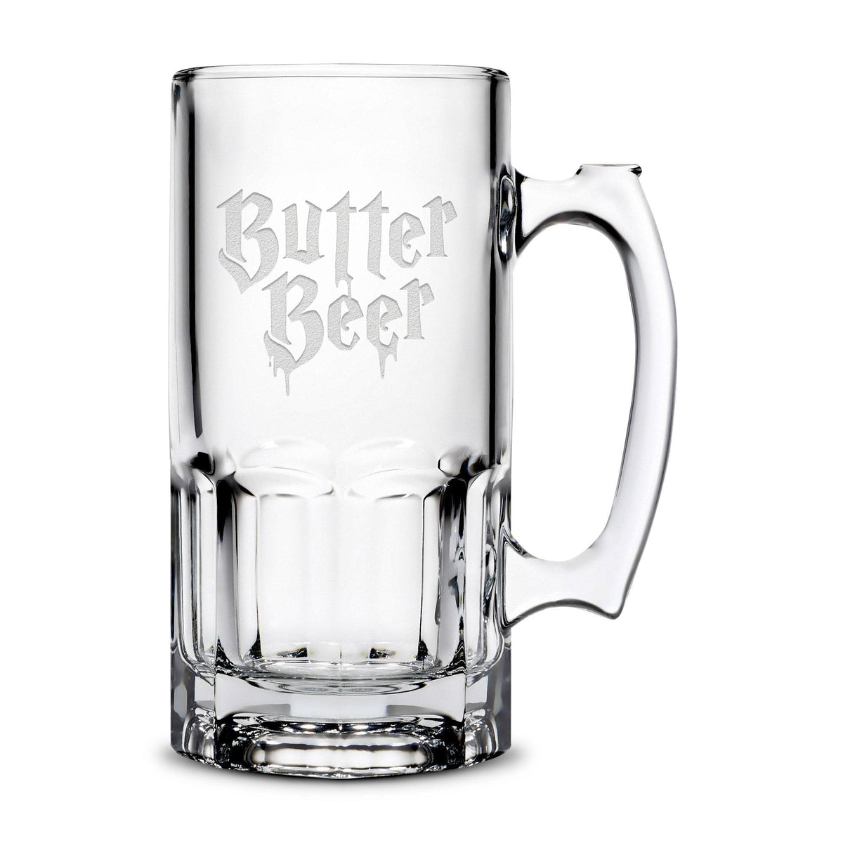Integrity Bottles, Harry Potter, Butter Beer, Premium Gibraltar Mug, Hand Made, Sand Carved, 32oz, Laser Etched or Hand Etched