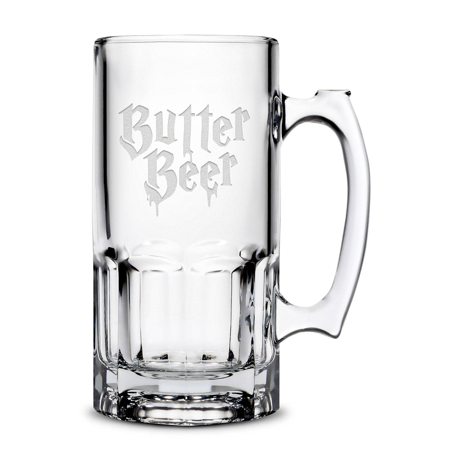 Integrity Bottles, Harry Potter, Butter Beer, Premium Gibraltar Mug, Hand Made, Sand Carved, 32oz, Laser Etched or Hand Etched