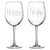 Integrity Bottles Hubby Wifey, (Set of 2) Stemmed Wine Glasses, Handmade, Handblown, Hand Etched Gifts, Sand Carved, 16oz