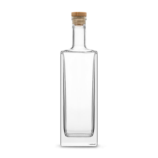 Customizable, Premium Refillable Small Liberty Style Liquor Decanter, Handmade, Handblown, Hand Etched Gifts, Sand Carved, 375ml, Laser Etched or Hand Etched