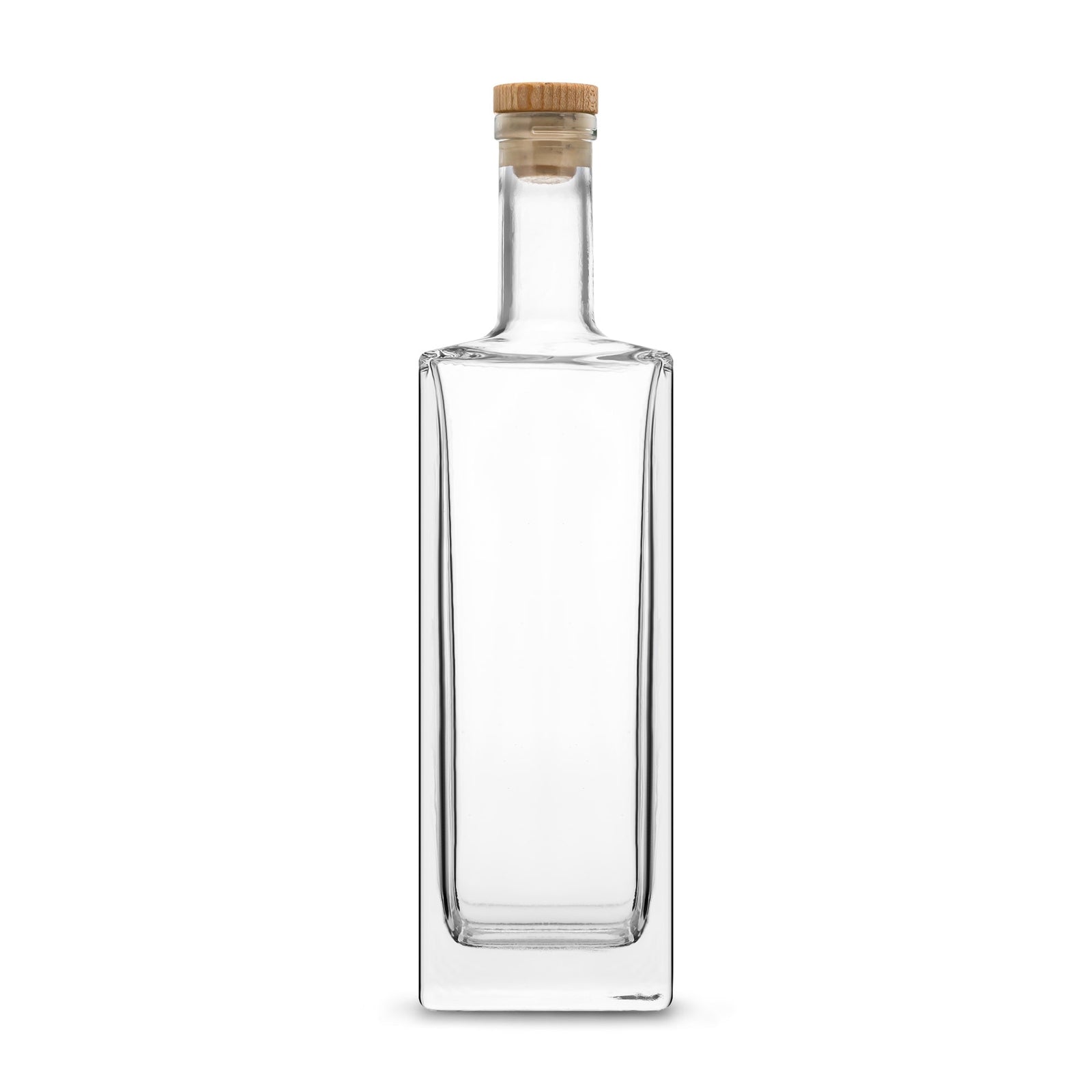 Customizable, Premium Refillable Small Liberty Style Liquor Decanter, Handmade, Handblown, Hand Etched Gifts, Sand Carved, 375ml, Laser Etched or Hand Etched