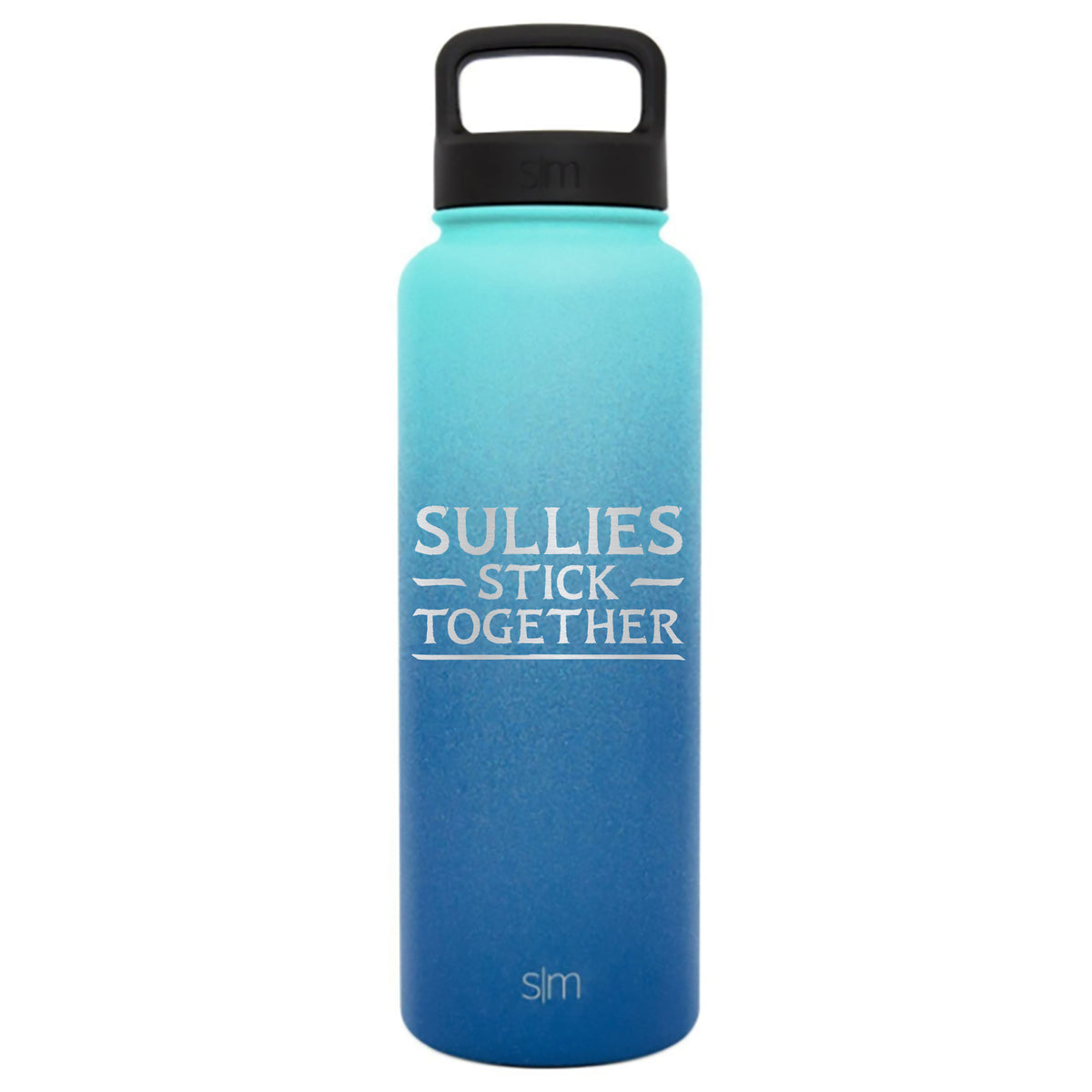 Premium Stainless Steel Water Bottle, Avatar Sullies Stick Together Family Quote, Extra Lid, 40oz