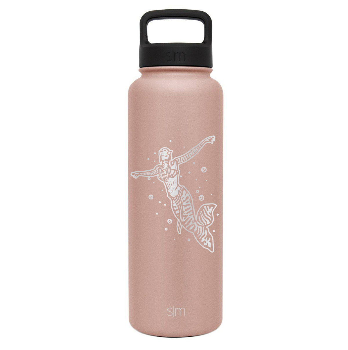Premium Stainless Steel Water Bottle, Avatar Mermaid, Extra Lid, 40oz