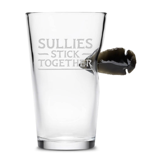 Integrity Bottles, Pandora Way of Water, Avatar Sullies Stick Together, Family Quote, Obsidian Arrowhead, Premium Pint Glass, 15oz, Laser Etched or Hand Etched