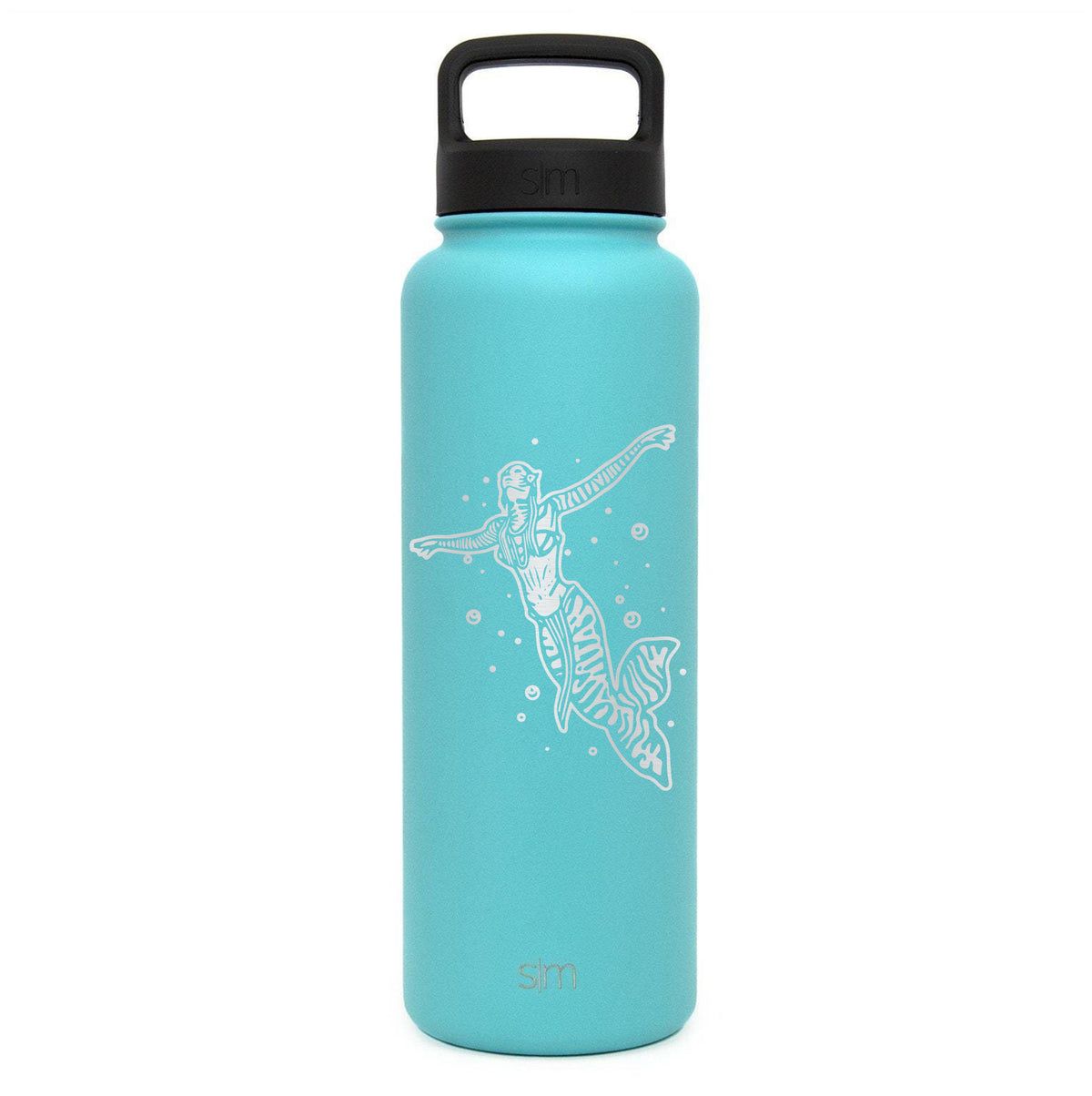 Premium Stainless Steel Water Bottle, Avatar Mermaid, Extra Lid, 40oz