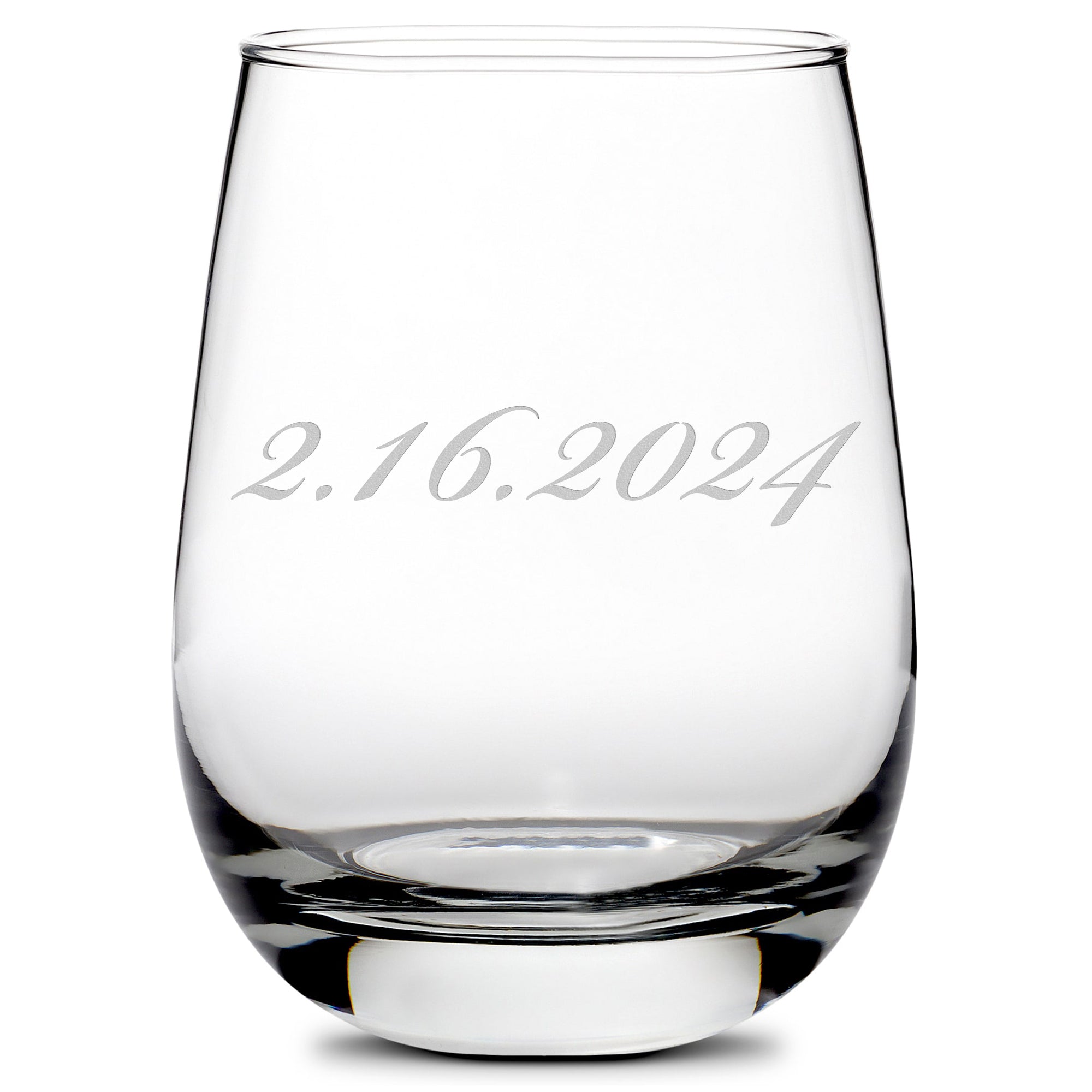 Buy Wedding Wine Tumbler Personalized , Wedding Wine Glass 16 Oz