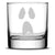Integrity Bottles, Halloween, Ghost Face, Premium Whiskey Glass, Handmade, Sand Etched, 11oz