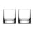 Integrity Bottles Customizable Set of 2 Premium Whiskey Glasses, 11oz
