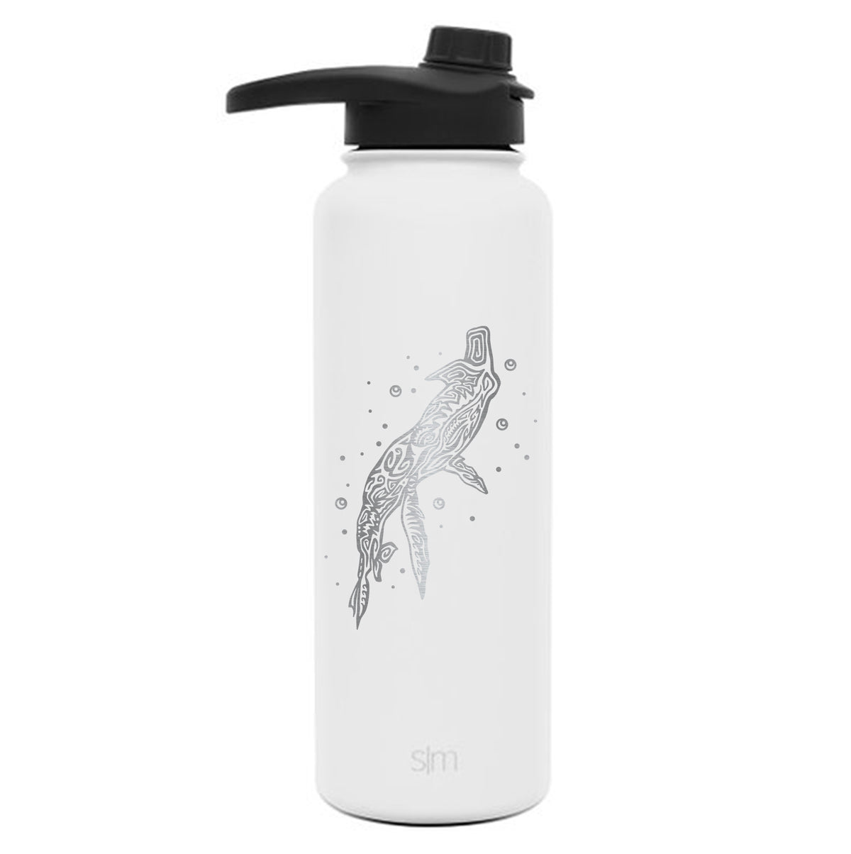 Premium Stainless Steel Water Bottle, Avatar Tulkun, Extra Lid, 40oz