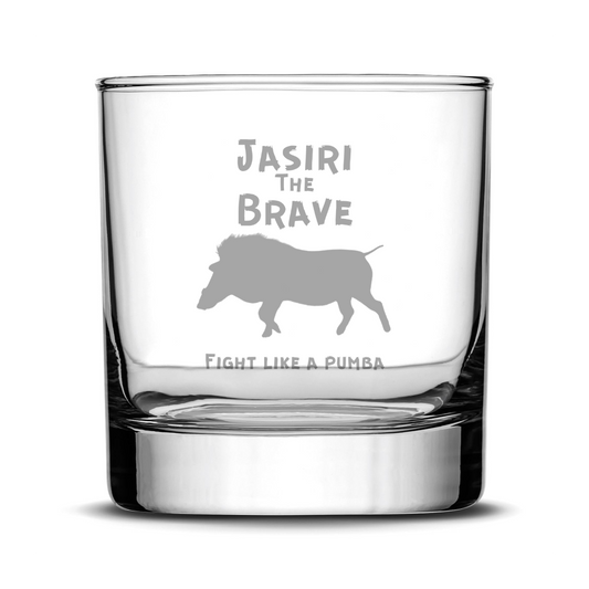 Customizable Whiskey Glass, 11oz, Laser Etched or Hand Etched