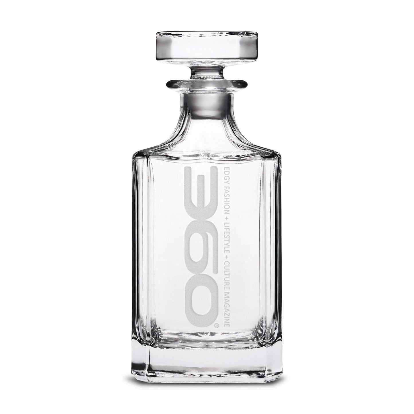 360 Magazine Refillable Diamond Decanter, 750mL Integrity Bottles