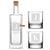 Customizable Monogram .50 Cal Liberty Bullet Bottle with Set of 2 Custom Whiskey Glasses, Laser Etched or Hand Etched