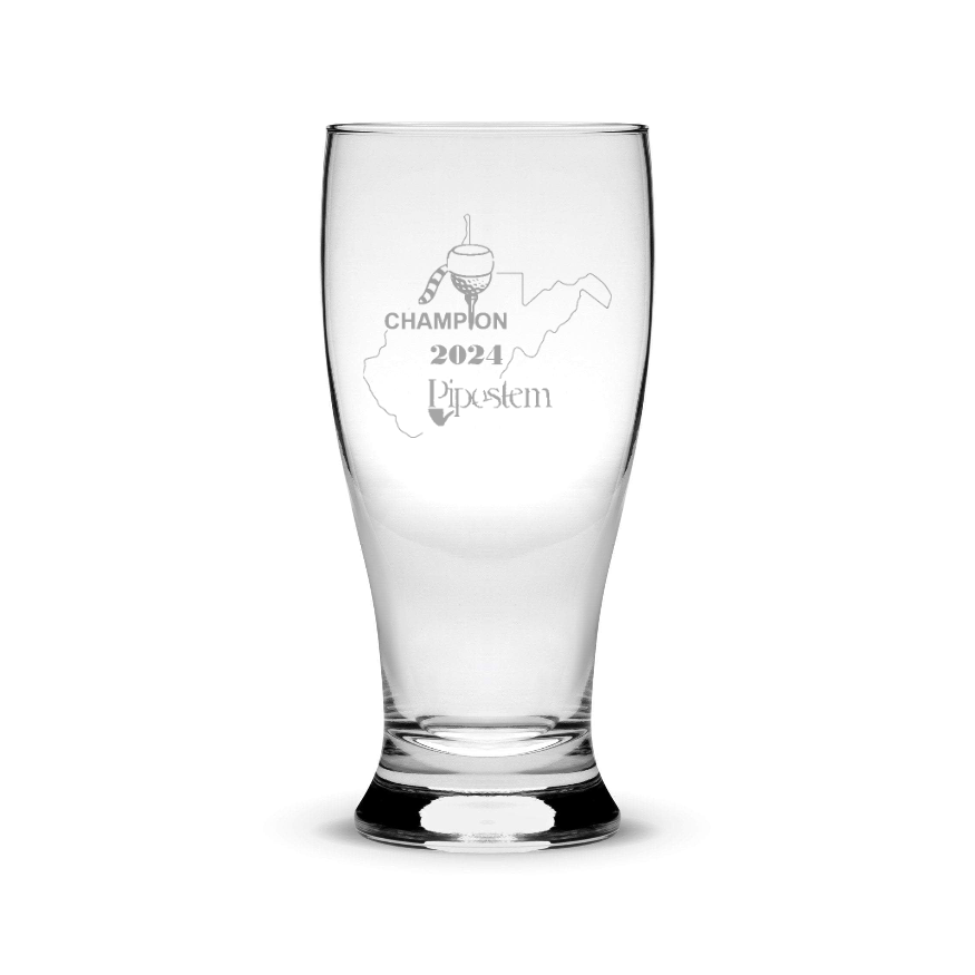 Customizable Pilsner Glass, 16oz, Laser Etched or Hand Etched