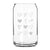 Premium Beer Can Coffee Glass, A lot of Love, 16oz