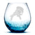 Crackle Wine Glass, Avatar Tonowari, Hand Etched, 18oz
