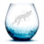 Crackle Wine Glass, Avatar Tulkun, Laser Etched or Hand Etched, 18oz