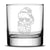 Be Jolly or Don't Whiskey Glass, Laser Etched or Hand Etched Christmas Santa, 11oz Rocks Glass, Made in USA, Laser Etched or Hand Etched