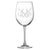 Premium Christmas Cheers, Stemmed Tulip Wine Glass, 16oz