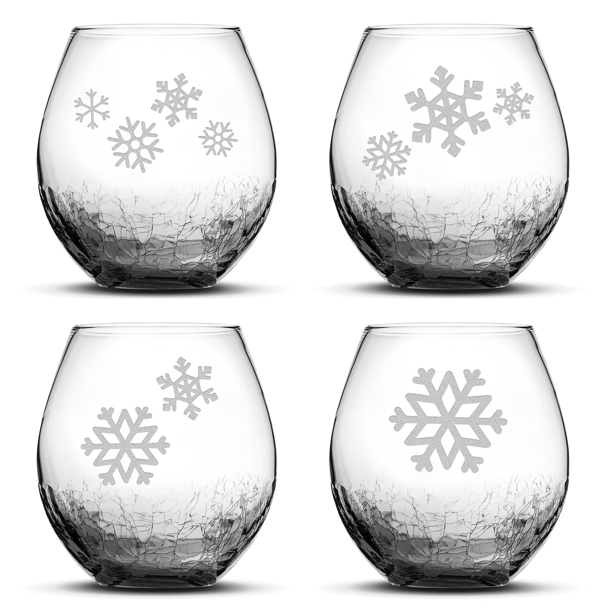 Snowflake Wine Glasses