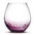 Crackle Purple Wine Glass, Blank