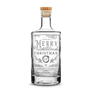 Customizable Merry Christmas Jersey Bottle, 750mL