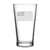 Horizontal Distressed American Flag Pint Glass, 16oz, Laser Etched or Hand Etched